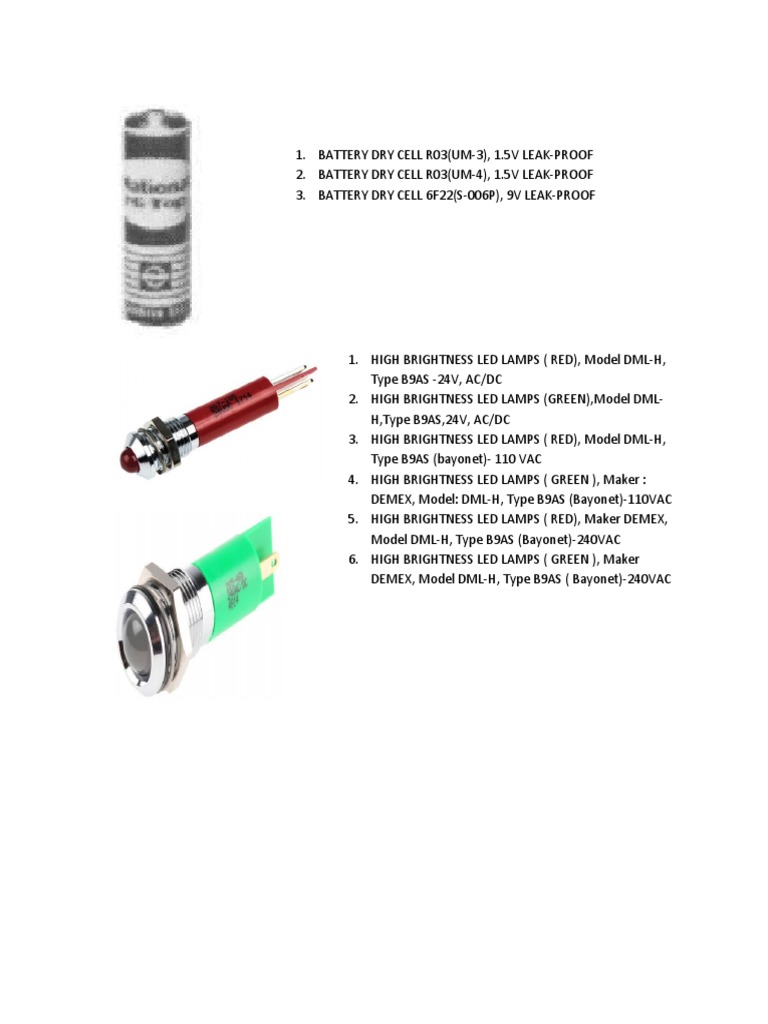 Battery Dry Cell R03 PDF