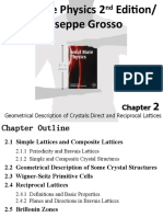 Solid State Physics 2 Edition/ Giuseppe Grosso: Geometrical Description of Crystals:Direct and Reciprocal Lattices