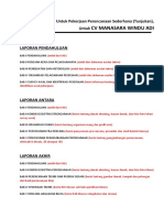 Template Laporan Untuk Pekerjaan Perencanaan Sederhana MANASARA WINDU ADI