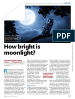 How Bright Is Moonlight?: Christopher Kyba Andrej Mohar Thomas Posch