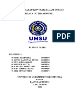 Perjanjian Atau Kontrak Dalam Hukum Perdata Internasional