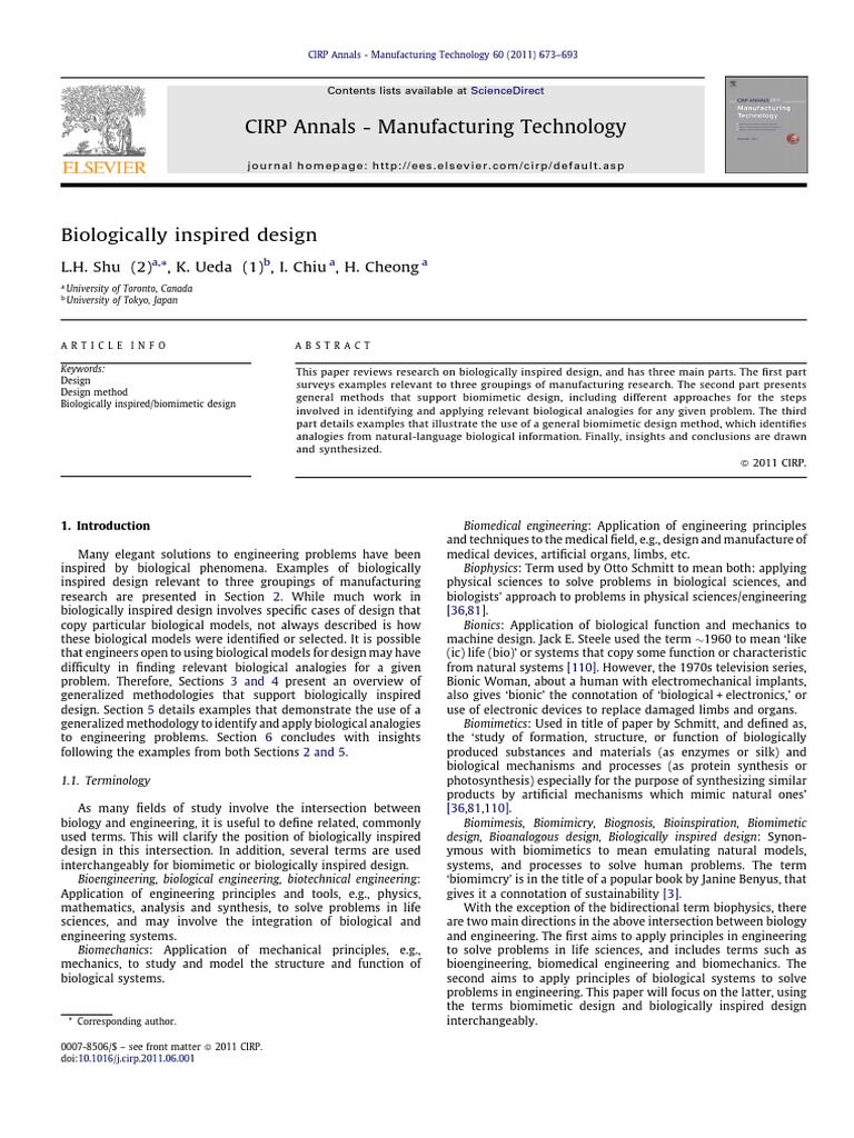 Bilogically Inspired Design | PDF | Ceramics | Science