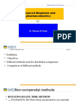 Advanced Biopharm and Pharmacokinetics: M. Pharm (II Sem)