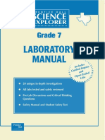 Laboratory Manual: Grade 7