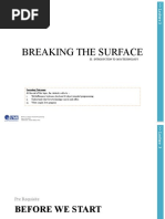 Breaking The Surface: Iii. Introduction To Java Technology