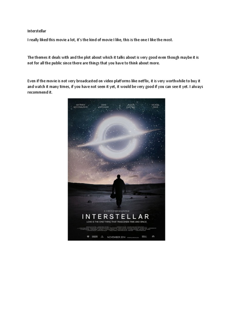 Interstellar PDF