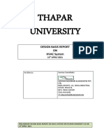 Thapar University: Design Basis Report ON HVAC System