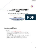 #1 Introduction To Project Management-2021