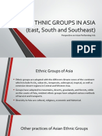 Ethnic Groups in Asia (East, South and Southeast)