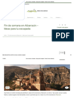Fin de Semana en Albarracín - Ideas para Tu Escapada - Turismo Sierra de Albarracín