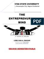 The Entreprenurial Mind Pancho