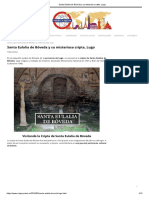 Santa Eulalia de Bóveda y su misteriosa cripta, Lugo