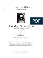 London Suite No.4 Sylvius Leopold Weiss