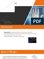 Hand Geometry: Presented By: Dr. Saif Alabachi Computer Engineering University of Technology