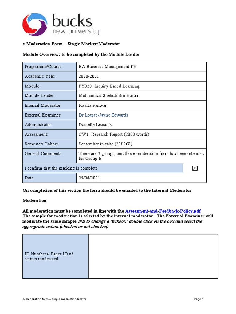DR Louise-Jayne Edwards: Appropriate Action (Checked or Not Checked ...