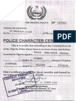 Police Certificate