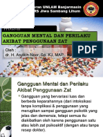 Gangguan Mental Dan Perilaku Akibat Penggunaan Zat