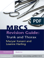 MRCS Revision Guide Trunk and Thorax by Mazyar Kanani Leanne Harling (Z-Li