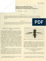 Antecedentes Sobre Especies de Reciente Introducción A Chile (Diptera: Stratiomyidae Hymenoptera: Vespidae)