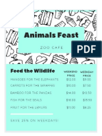 example zoo menu