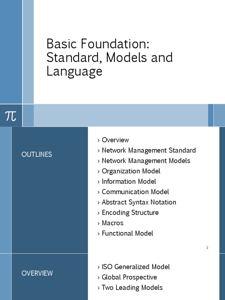 Basic Foundation: Standard, Models and Language | PDF | Osi Model ...