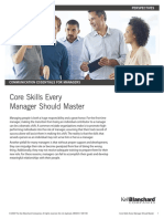 Core Skills Every Manager Should Master