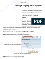 Partial Method_ Incoming & Outgoing Partial Payments Posting in SAP