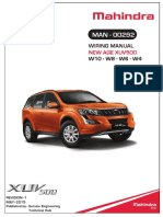 430974165 TM Mahindra Manual de Propietario Mahindra Xuv500 2015 en Ingles