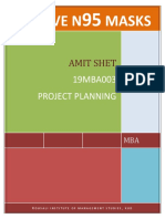 Project Planning 19mba003 (N 95 Manufacturing)