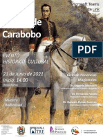 JORNADA CULTURAL - Batalla de Carabobo - Con Enlace