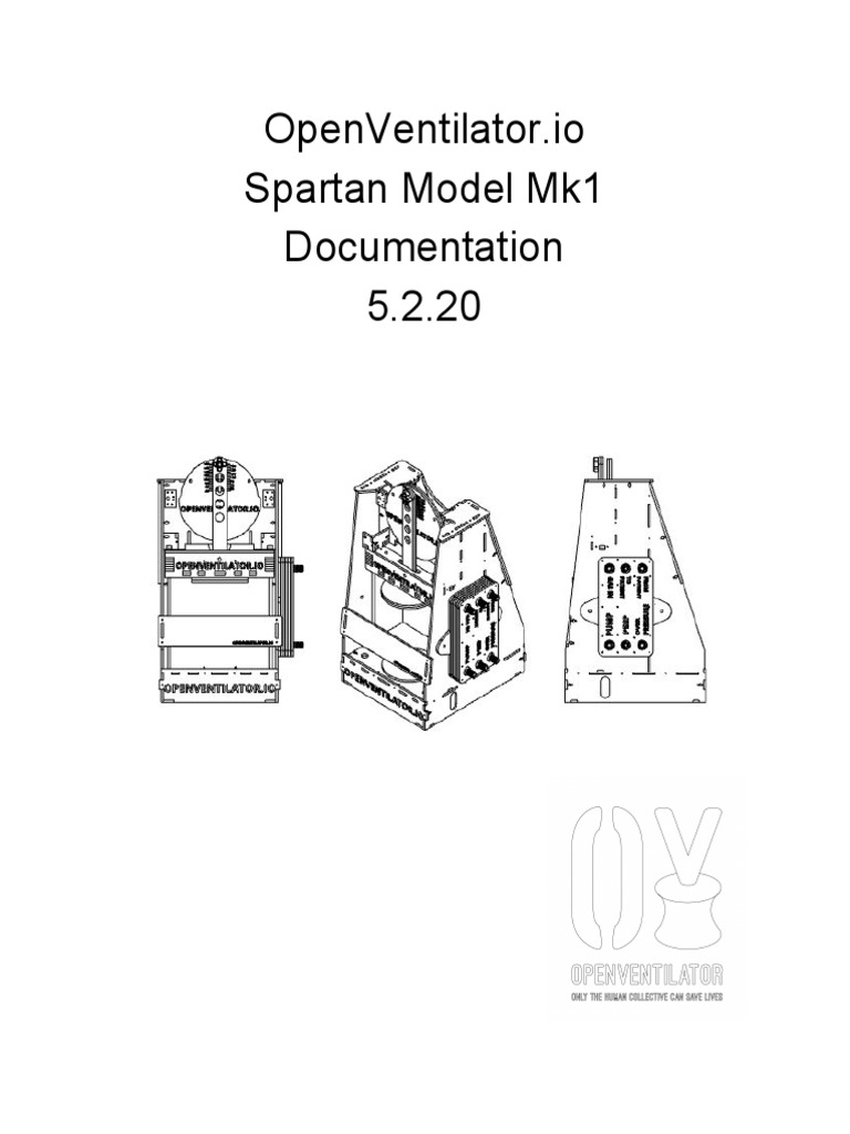 OpenVentilator Spartan Mk1 Documentation | PDF | Valve | Screw