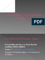 Expression of Condition