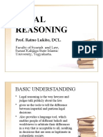 Legal Reasoning: Prof. Ratno Lukito, DCL