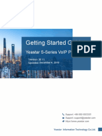 Getting Started Guide: Yeastar S-Series Voip PBX