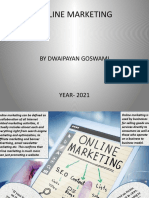 Online Marketing: by Dwaipayan Goswami