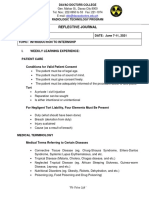 Reflective Journal: Gen. Malvar ST., Davao City 8000 Tel. Nos.: 222-0850 To 53 Fax: 221-1074 E-Mail