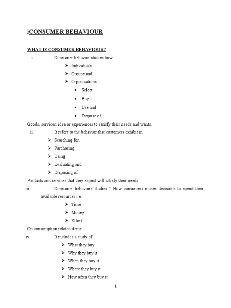 HCB Model in Consumer Behavior Analysis | PDF | Consumer Behaviour ...