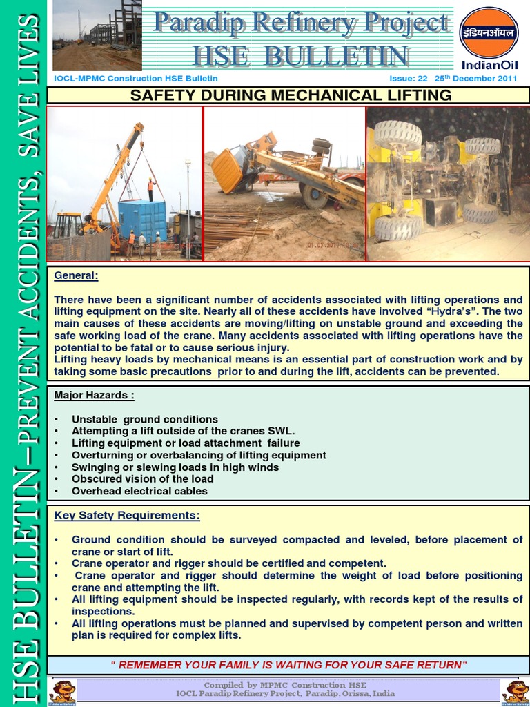 Safety Guidelines for Crane Operations | PDF | Crane (Machine) | Elevator