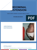 ABDOMINAL DISTENSION CAUSES AND MANAGEMENT