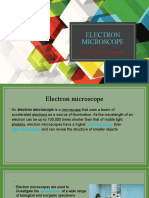 Electron Microscope: Raport By: Kavy Sleman