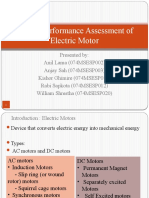 Motor Energy Perf. Assessment