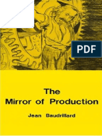Baudrillard Jean the Mirror of Production 1975