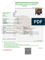 Gbenga Ojo PrintResultSlip