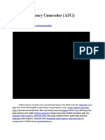 Audio Frequency Generator