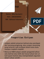 KUTIPAN PENGERTIAN