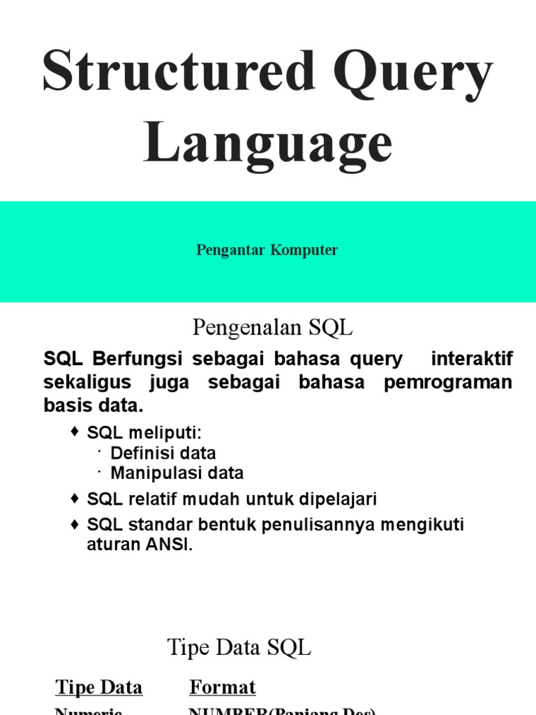 SQL QUERY FUNDAMENTALS | PDF