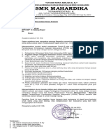 Surat Penangguhan - Penundaan PKL BPR NBP 14 Cabang Bogor