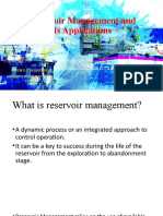 Reservoir Management and Its Applications