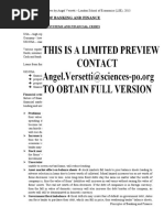 LSE Notes Principles of Banking and Finance-Financial System