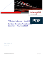 PT Telkom Indonesia - New OSS Standard Operation Procedure (SOP) Document - Assurance SCCD